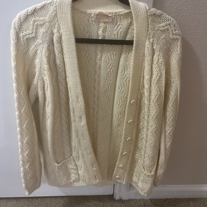Vintage cream cardigan